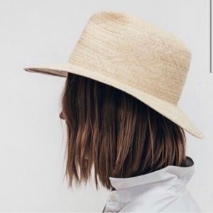 Janessa Leone Straw Fedora